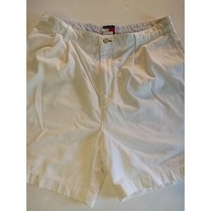 VINTAGE 90s Tommy Hilfiger Shorts Mens 36 White Casual Preppy Cotton Men‎